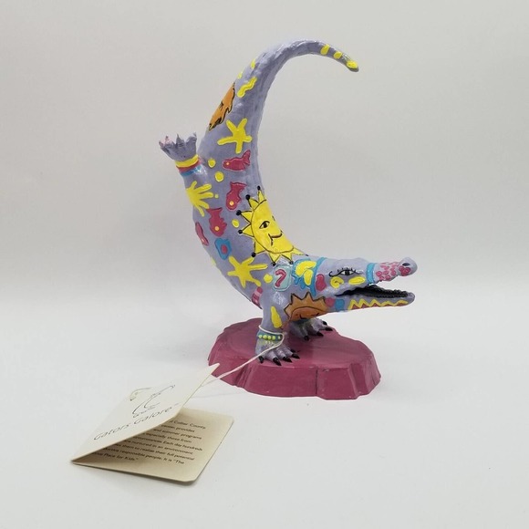 Gators Galore 2002 Sunshine Gator-Mind by Holly Manneck Alligator Figurine - Picture 1 of 8